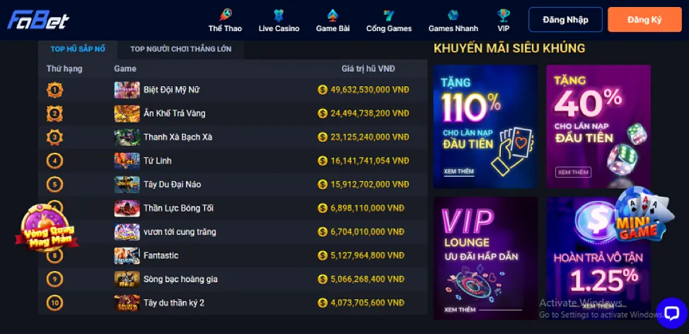 Tổng quan game bắn cá Tipclub Khuyến Mãi